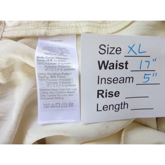 NWT Madewell Cream Beige Velvet Pajama Bottoms Size XL - Picture 5 of 5